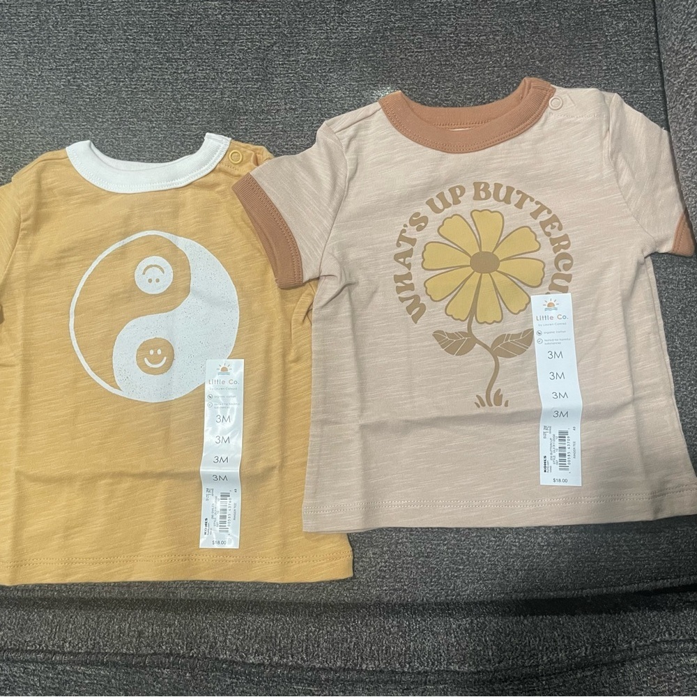Baby & Toddler Little Co. by Lauren Conrad Organic Ringer Tee *****size 3MON